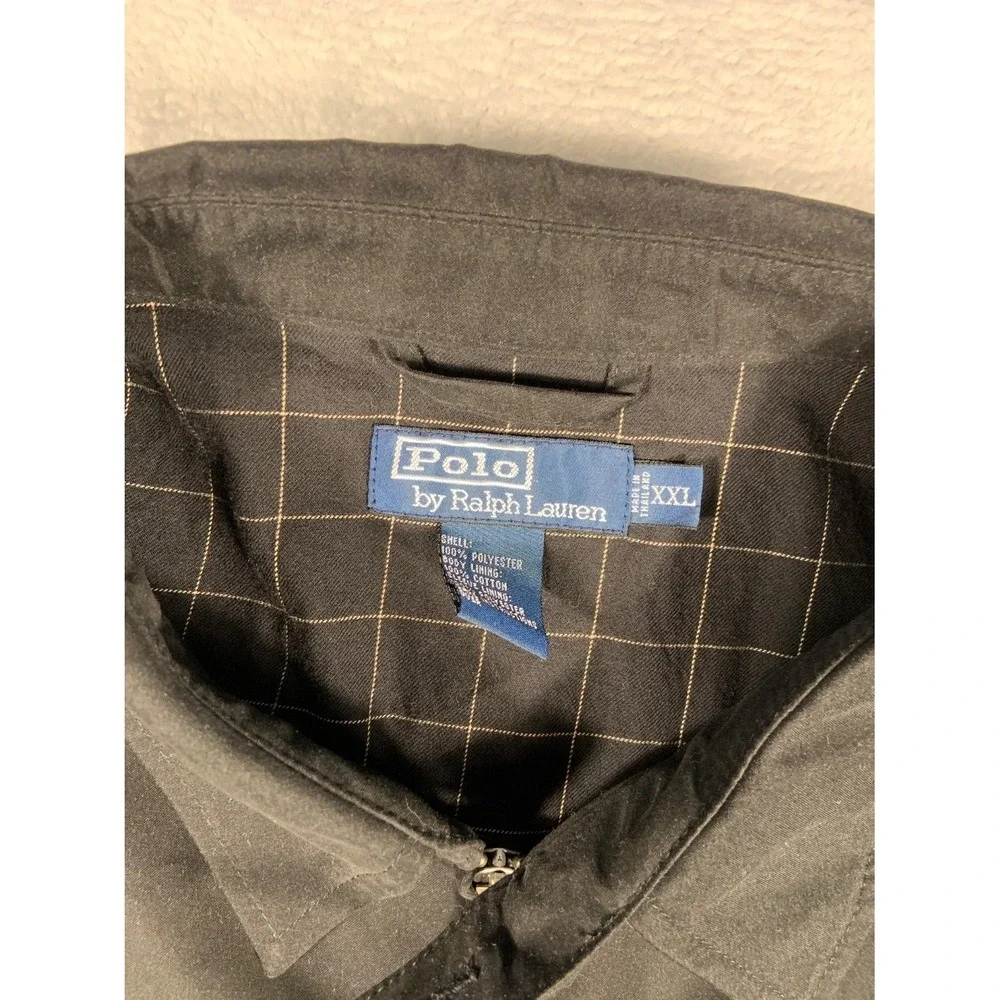 Polo Ralph Lauren Bi-Swing Men's Jacket XXL Black Zip Men Harrington